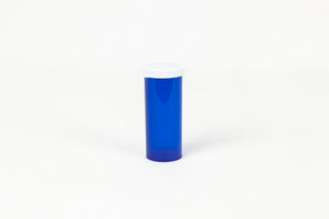 8 Dram Blue Snap Cap Vials - 500 Count