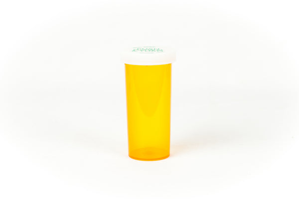 Push & Turn Child Resistant Bottles - Amber - 30 dram (240 units/Box)