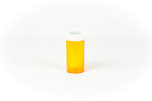 Push & Turn Child Resistant Bottles - Amber - 13 dram (320 units/Box)