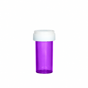 13 Dram Reversible Cap Vials Purple (275 Units/Box)
