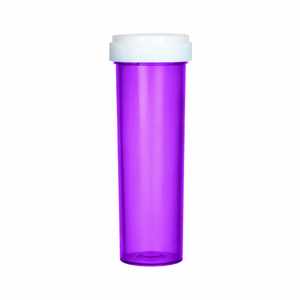 60 Dram Reversible Cap Vials Purple (100 Units/Box)