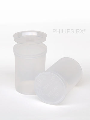 Philips Rx Pop Top Bottle - Clear- 30 dram - 150 Units