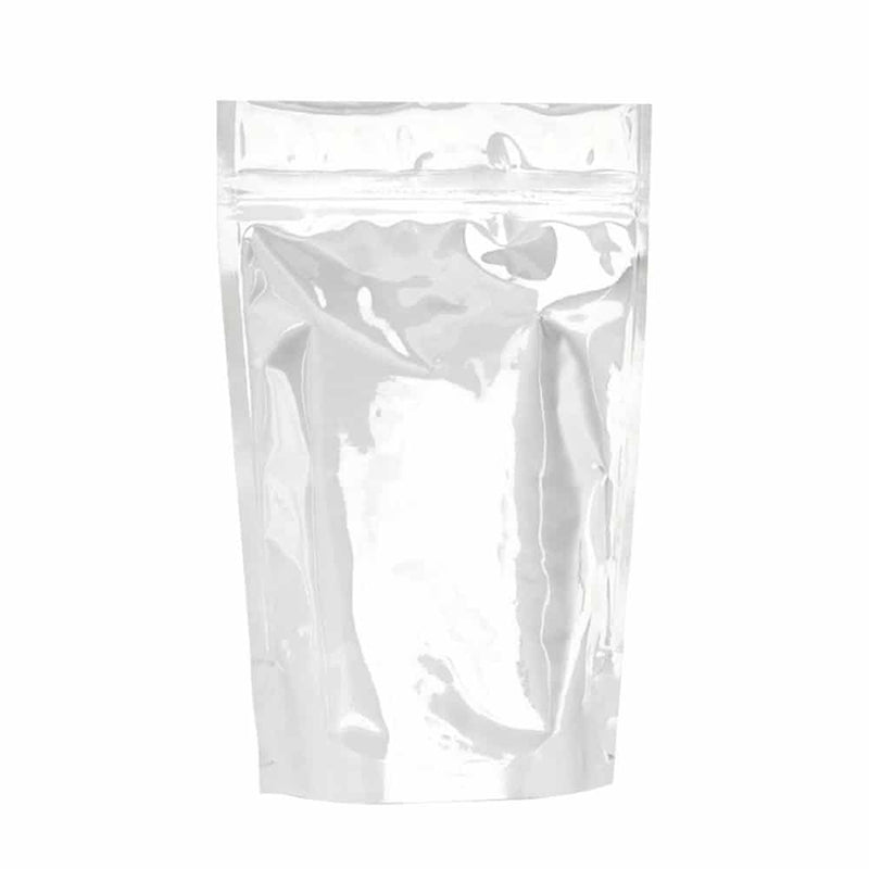 White Mylar Smell Proof Bags 1/4 Ounce - 1000 count - The Vial Store