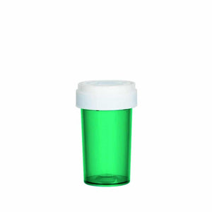20 Dram Reversible Cap Vials Green (240 units/box)