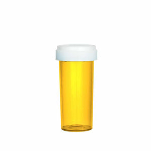30 Dram Reversible Cap Vials Amber (190 Units/Box)