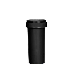 40 Dram Reversible Cap Vials Black (150 Units/Box)