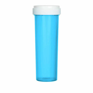60 Dram Reversible Cap Vials Blue (100 Units/Box)