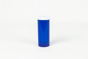 16 Dram Blue Snap Cap Vials - 300 Count
