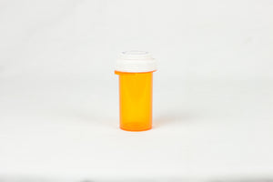 16 Dram Amber Thumb Tab Reversible Cap - 165 Count