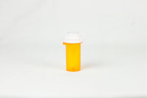 10 Dram Amber Thumb Tab Reversible Cap - 225 Count