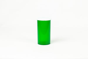 40 Dram Green Snap Cap Vials - 190 Count