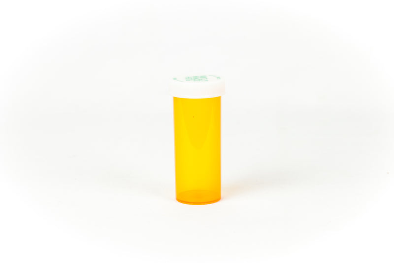 Push & Turn Child Resistant Bottles - Amber - 16 dram (270 units/Box)