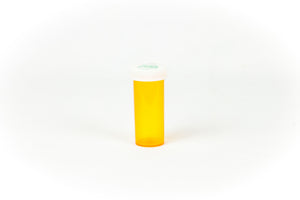 Push & Turn Child Resistant Bottles - Amber - 8 dram (410 units/Box)