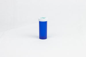Push & Turn Child Resistant Bottles - Blue - 16 dram (270 units/Box)
