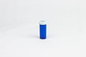 Push & Turn Child Resistant Bottles - Blue - 8 dram (410 units/Box)