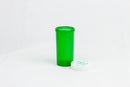 Push & Turn Child Resistant Bottles - Green - 40 dram (180 units/Box)