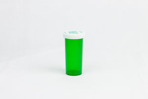 Push & Turn Child Resistant Bottles - Green - 30 dram (240 units/Box)