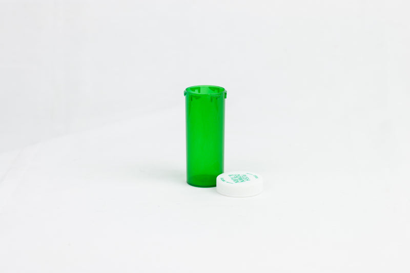 Push & Turn Child Resistant Bottles - Green - 16 dram (270 units/Box)