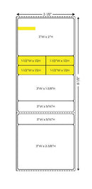 RX-222 – Standard Prescription Label 6,300 labels/case