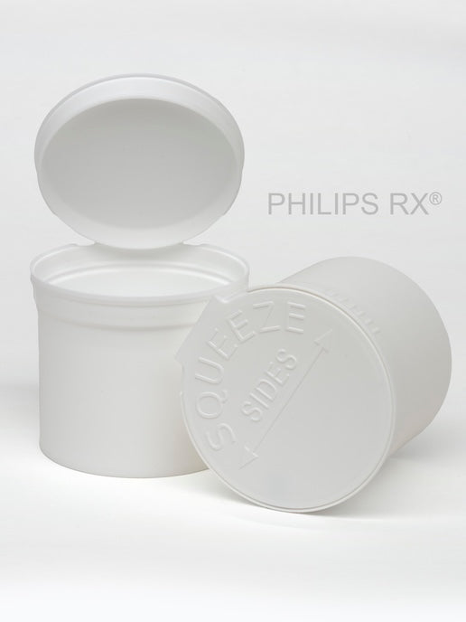 Philips Rx Pop Top Bottle - White - 90 dram - 54 Units