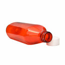Graduated Oval RX Bottles with Child-Resistant Caps - Amber - 12 oz - 100 Count - The Vial Store