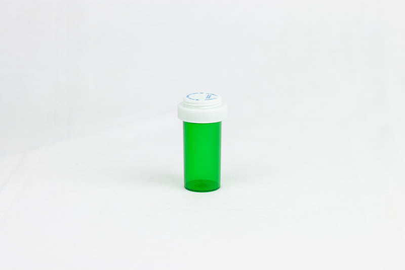 Green Reversible Vials - 13 Drams (275 units/Box)
