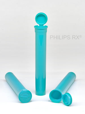 Opaque Aqua 116mm - CR Pre-Roll Tube - 500 Count