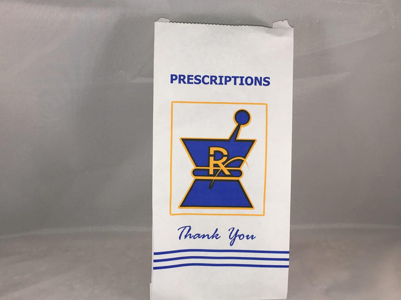 #23 Prescription Bags Kraft Paper 5 x 2 x 10 Medium
