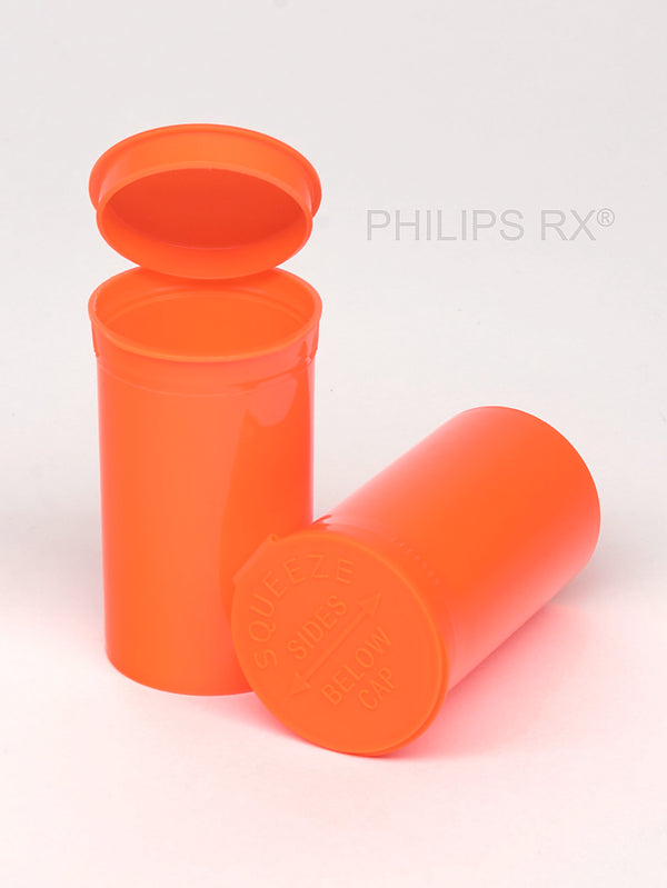 Philips Rx Pop Top Bottle - Mango - 19 dram - 225 Units - The Vial Store