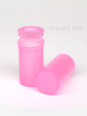 Philips Rx Pop Top Bottle - Pink- 19 dram - 225 Units