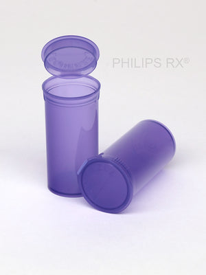 Philips Rx Pop Top Bottle - Violet - 13 dram - 315 Units