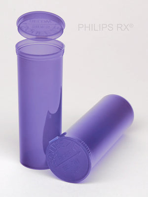 Philips Rx Pop Top Bottle - Violet - 60 dram - 75 Units