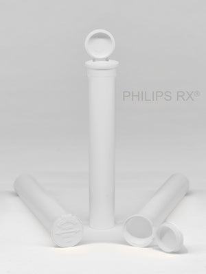 Opaque White 116mm - CR Pre-Roll Tube - 500 Count
