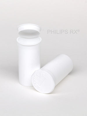 Philips Rx Pop Top Bottle - White - 19 dram - 225 Units