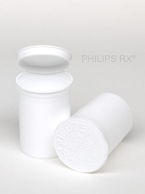 Philips Rx Pop Top Bottle - White - 30 dram - 150 Units