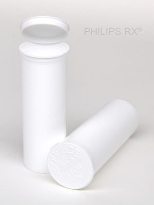 Philips Rx Pop Top Bottle - White - 60 dram - 75 Units