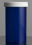Push & Turn Child Resistant Veterinary Bottles - Blue - 40 dram - The Vial Store