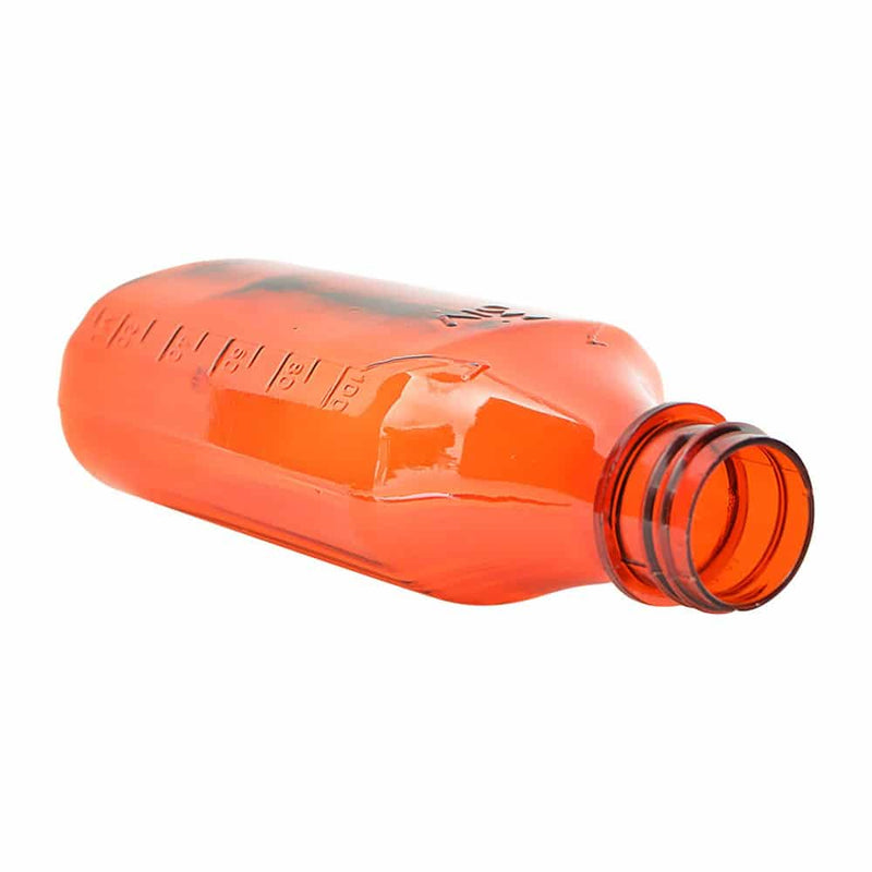 Graduated Oval RX Bottles with Child-Resistant Caps - Amber - 4 oz - 200 Count - The Vial Store