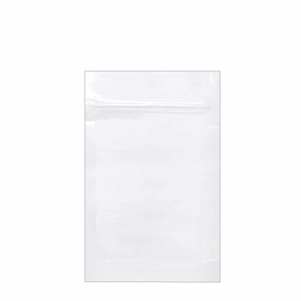 White Mylar Smell Proof Bags 1/2 Ounce - 1000 count - The Vial Store