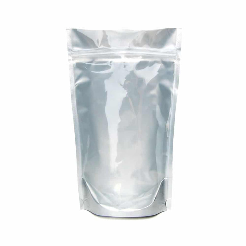 White/Clear Mylar Smell Proof Bags 1/4 Ounce - 1000 count - The Vial Store