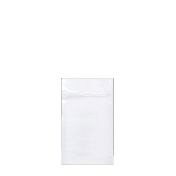 White/Clear Mylar Smell Proof Bags 1/8 Ounce - 1000 count - The Vial Store