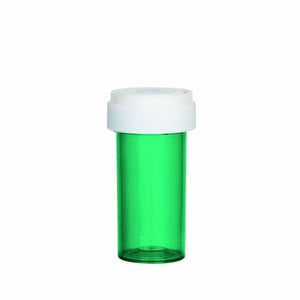13 Dram Reversible Cap Vials Green (275 Units/Box)