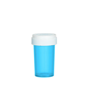 20 Dram Reversible Cap Vials Blue (240 Units/Box)