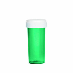 30 Dram Reversible Cap Vials Green (190 Units/Box)
