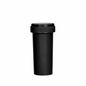 30 Dram Reversible Cap Vials Opaque Black (190 Units/Box)